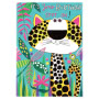 Walk On The Wild Side Leopard Birthday Card