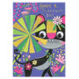 Walk On The Wild Side Panther Birthday Card