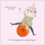 Grandma Spacehopper Greeting Card Small Image