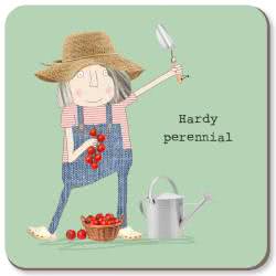 Rosie Made a Thing Hardy Perennial Coaster