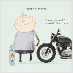 Midlife Crisis Birthday Card