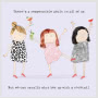 Responsible Girl Greeting Card Small Image