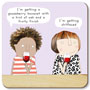 Rosie Made a Thing Wine Tasting Coaster 