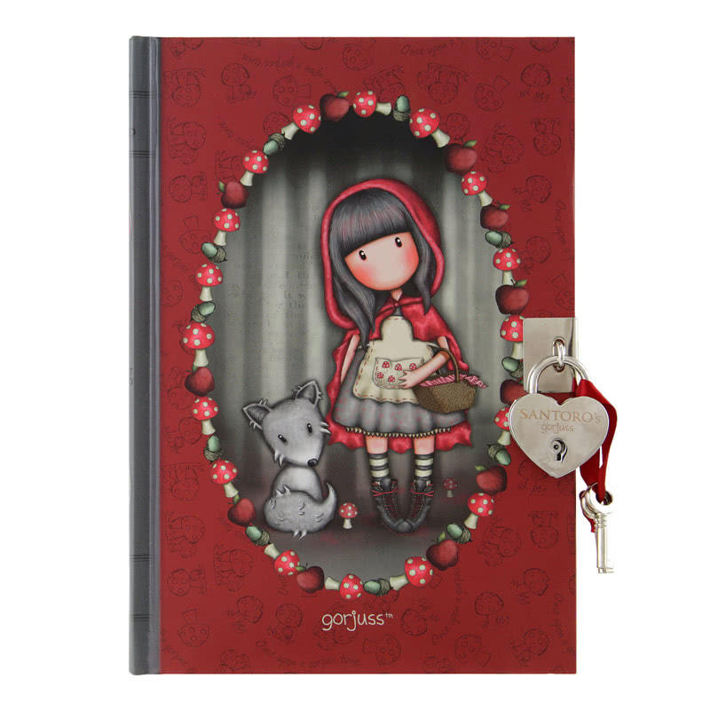 Red Riding Hood Lockable Journal