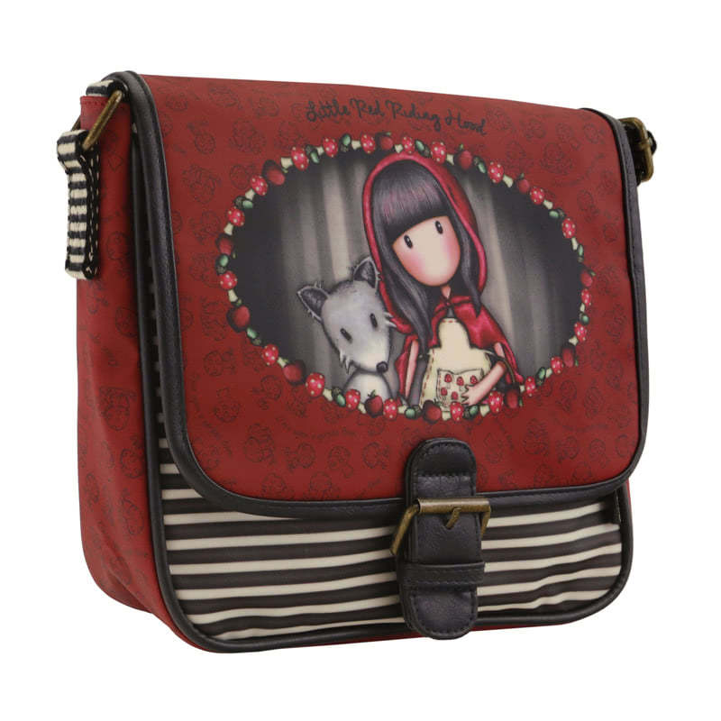 Coated Saddle Bag - Red Riding Hood