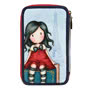 Gorjuss Cityscape Triple Pencil Case Back