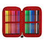 Gorjuss Cityscape Triple Pencil Case Felt Tips
