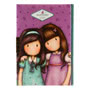 Gorjuss Friends Walk Together Lockable Notebook Back