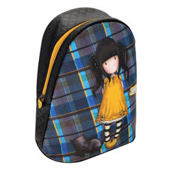 Gorjuss Tartan Fashion Rucksack - Ruby