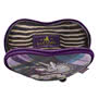 Gorjuss Tartan Heart Purse Dark Streak Open