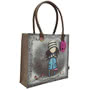 Santoro Gorjuss Large Coated Shopping Bag - Toadstools 