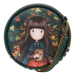 Gorjuss Autumn Leaves Mini Round Bag