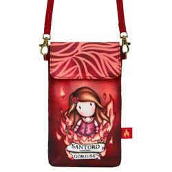 Santoro Gorjuss Fire In My Heart Pocket Bag