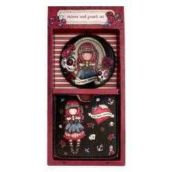 Gorjuss Pirates Mirror & Pouch - Mary Rose