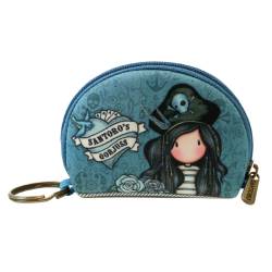 Santoro Gorjuss Pirates Neoprene Mini Pouch - Black Pearl