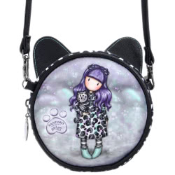 Santoro Gorjuss Wild Smitten Kitten Round Bag