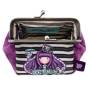 Santoro Gorjuss Wonderland Puffy Clasp Purse - A Little More Tea Open