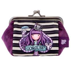 Gorjuss Wonderland Puffy Clasp Purse - A Little More Tea