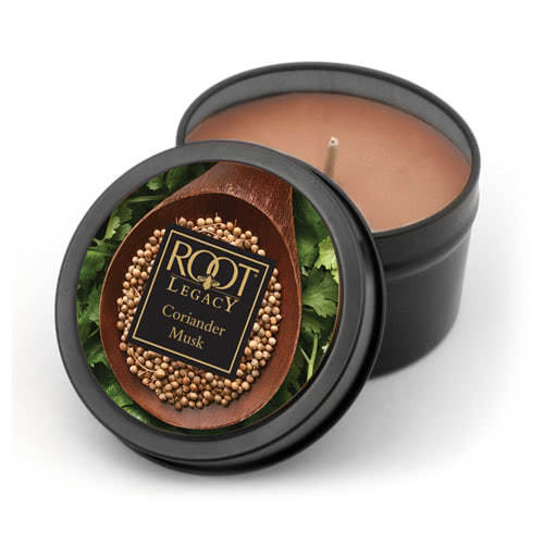 RootScented Candle - Coriander Musk