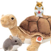 Teddy Hermann plush Pet soft toys include a wide range of pet designs including Budgies, Mice, Snakes, Guinea Pigs, Cats and Dogs, all coming with recycled fillings and UK and International delivery.