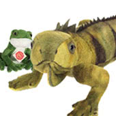 Teddy Hermann plush Reptiles & Amphibians, including Crocodiles, Turtles, Tortoises, Frogs and Iguanas, all coming with recycled fillings and UK and International delivery.