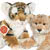 Teddy Hermann soft toy Wild Animals, including Monkeys, Rhinoceros, Hippopotamus, Lions, Tigers, Koalas, Wombats, Sloths and Elephants, all coming with recycled fillings and UK and International delivery.