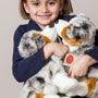 Teddy Hermann Australian Shepherd 30cm Soft Toy held