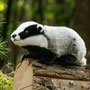 Teddy Hermann Badger 30cm Soft Toy Insitu
