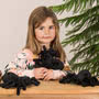 Teddy Hermann Black Spider 16cm Soft Toy Held