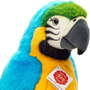 Teddy Hermann Blue & Yellow Parrot 26cm Soft Toy Head