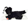 Teddy Hermann Border Collie Dog Lying 45cm Soft Toy side