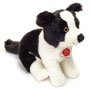 Teddy Hermann Border Collie Puppy Sitting 25cm Soft Toy left