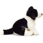 Teddy Hermann Border Collie Puppy Sitting 25cm Soft Toy side