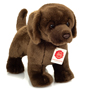 Brown Labrador Standing 30cm Plush Toy