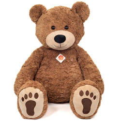 Brown Teddy Bear With Paws 75cm