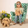Teddy Hermann Bunny Franny 31cm Soft Toy In Situ
