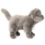 Teddy Hermann Carthusian Cat Standing Soft Toy side view