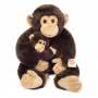 Chimpanzee with Baby 40cm Soft Toy Small Image