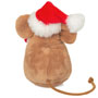 Teddy Hermann Christmas Mouse with Candy Cane Plush back view