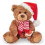 Christmas Teddy 30cm Soft Toy Small Image