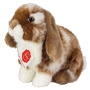 Dark Brown Sitting Bunny Soft Toy 20cm Small Image