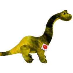 Teddy Hermann Brachiosaurus Dinosaur soft toy  in a 55cm size. Modelled on one of the largest land animals in Earth's history, this 55 cm Brachiosaurus is a truly impressive design, with its attention to detail and proportions.