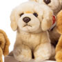 Teddy Hermann Assorted Sitting Dogs 15cm Soft Toys Amber Retriever