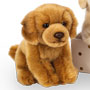 Teddy Hermann Assorted Sitting Dogs 15cm Soft Toys Golden Retriever