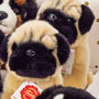 Teddy Hermann Assorted Sitting Dogs 15cm Soft Toys Pug