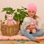 Teddy Hermann Ella Pig 32 cm Soft Toy Holding