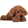 Teddy Hermann Lying Puppies 20cm Brown