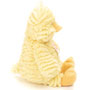 Teddy Hermann Franzi Chick soft toy 25cm side