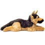 Teddy Hermann German Shepherd Lying 60cm Soft Toy side