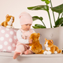 Teddy Hermann Ginger Cat Lying 20 cm Held